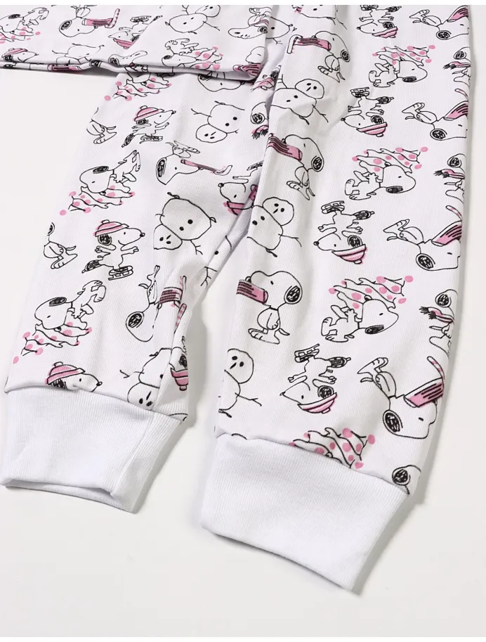 Pijama bbc Romania Snoopy roz picture - 4