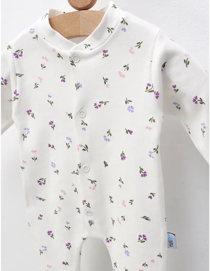 Salopeta floricele roz-mov, Minikids picture - 3