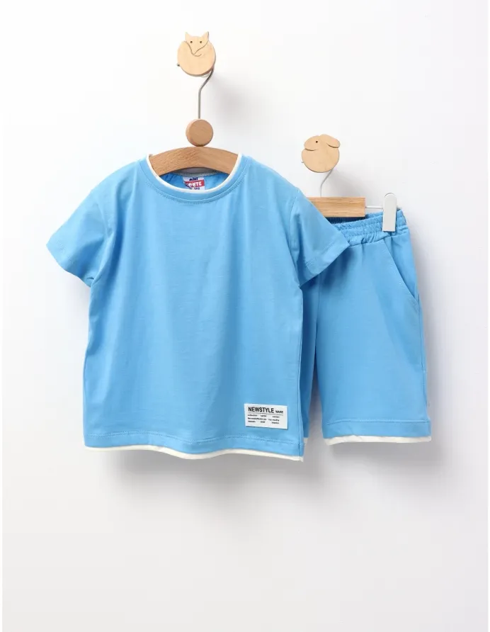 Set NEWSTYLE baietei bleu picture - 2