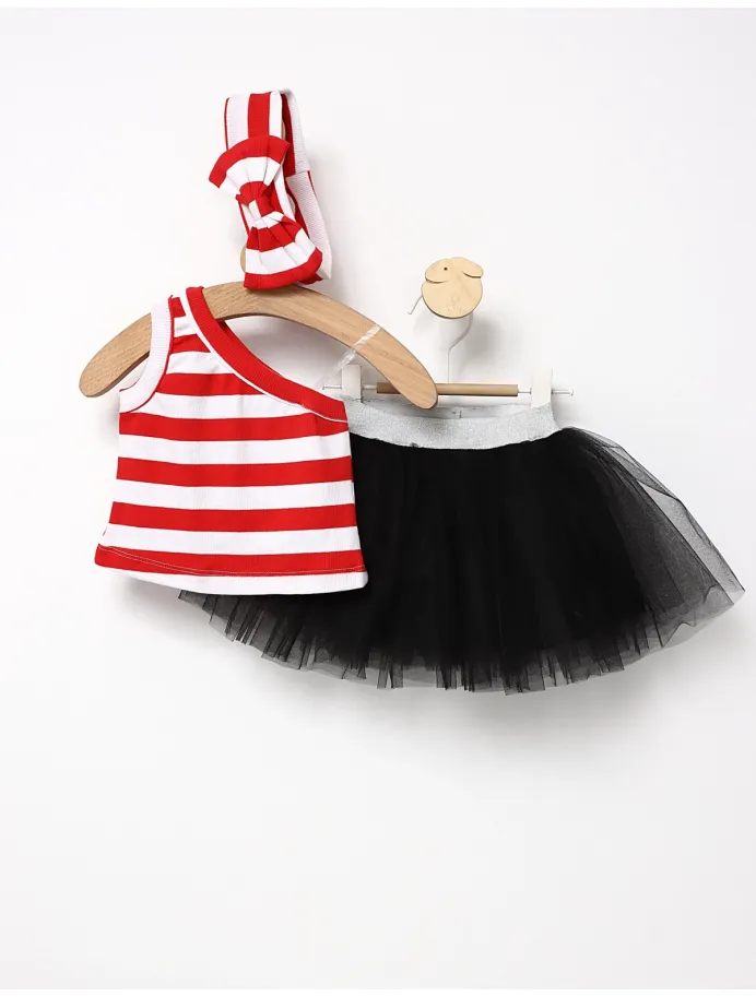 Set premium vara For Girls negru-rosu picture - 3