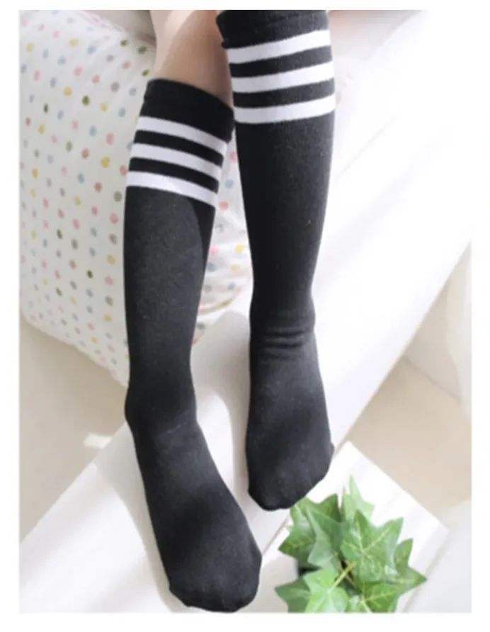 Sosete lungi sport negru picture - 3