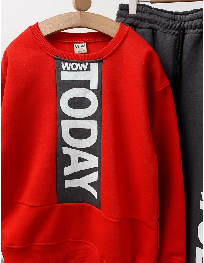 Trening Today is WOW model cu rosu picture - 4