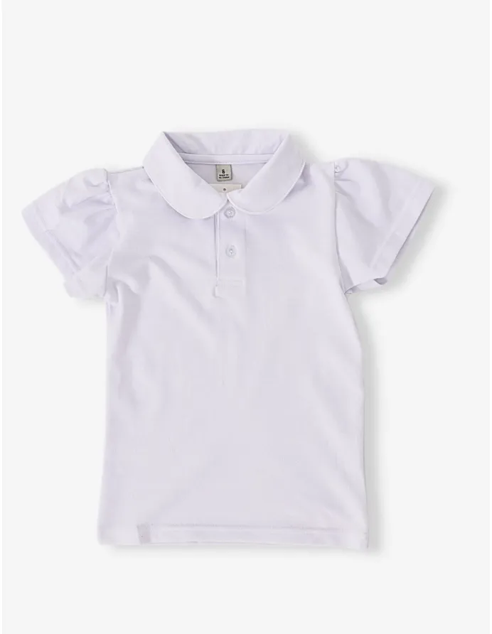 Tricou fetite, premium POLO model alb picture - 6