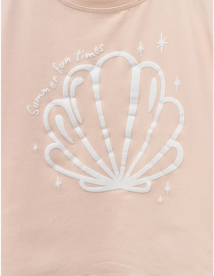 Tricou Summer Fun Times, bej picture - 3