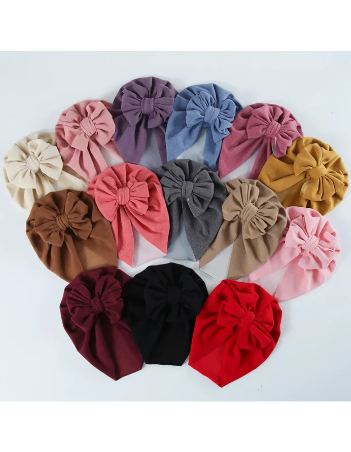 Turban cu fundita SELLY bej MD5 picture - 5
