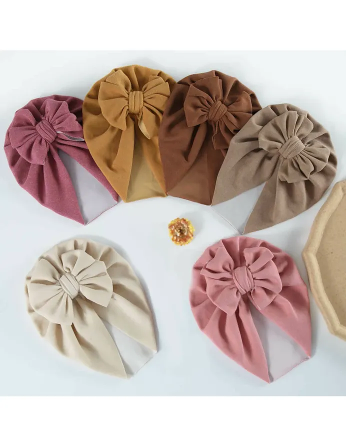 Turban cu fundita SELLY bej MD5 picture - 3