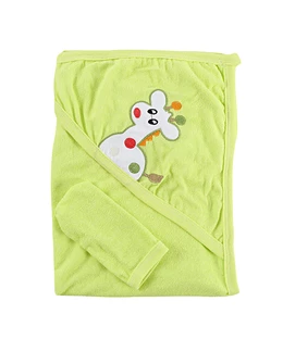 Prosop baie verde cu girafa