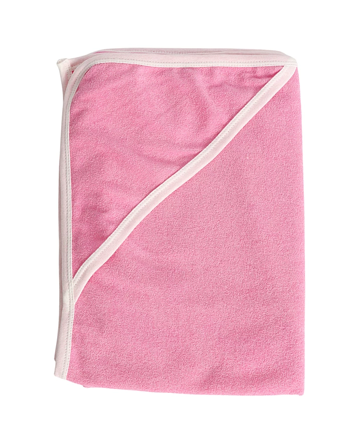 Prosop cu gluga pufos bebelusi roz picture - 3