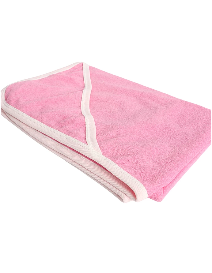 Prosop cu gluga pufos bebelusi roz picture - 4