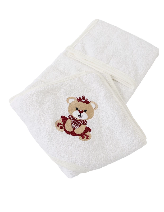 Prosop de baie alb Bear girl Romania picture - 2