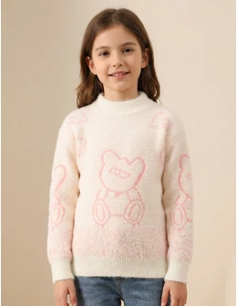 Pulover Mohair Kiara, ecru