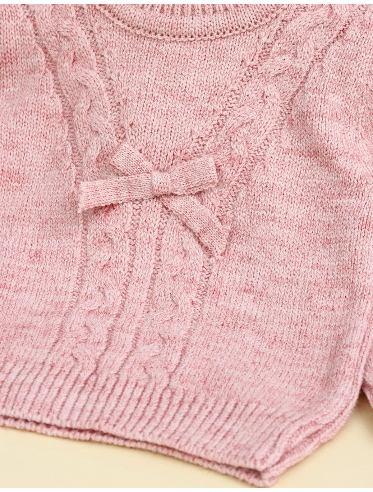 Pulover Papi Baby Girl roz-prafuit