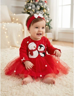 Rochita cu bentita Christmas Friends