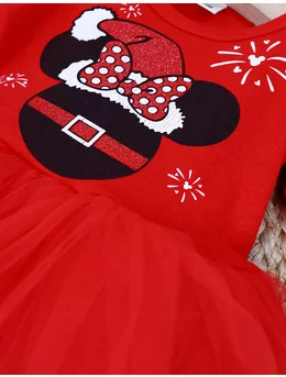 Rochita cu bentita Christmas Minnie 2
