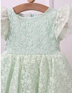 Rochita cu broderie, Kiara, model verde picture - 3