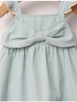 Rochita cu fundita Annabelle model turcoaz