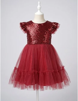 Rochita cu paiete Anette, grena