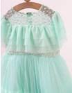 Rochita cu tulle Daria, model verde picture - 2