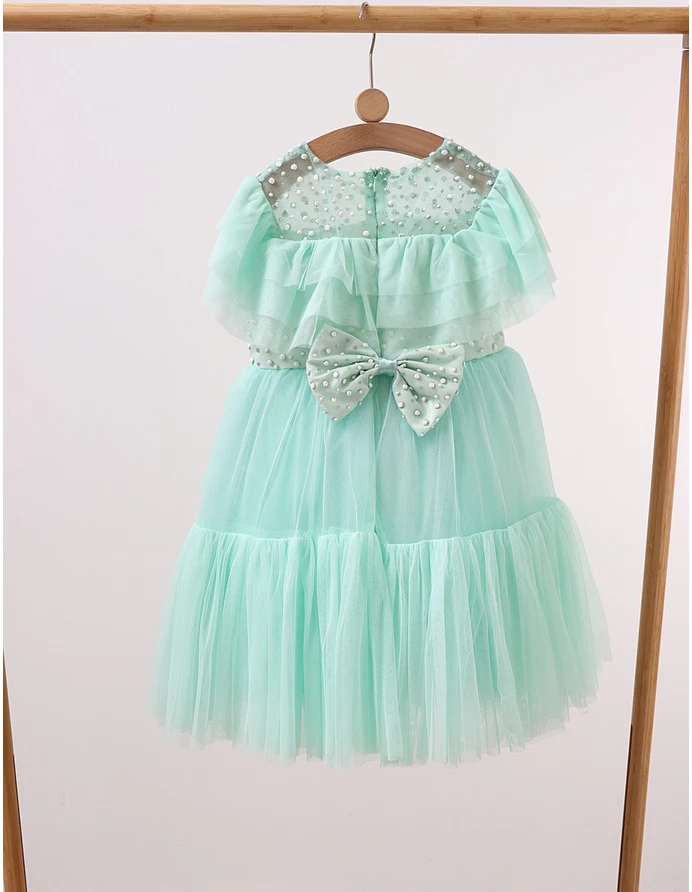 Rochita cu tulle Daria, model verde picture - 5