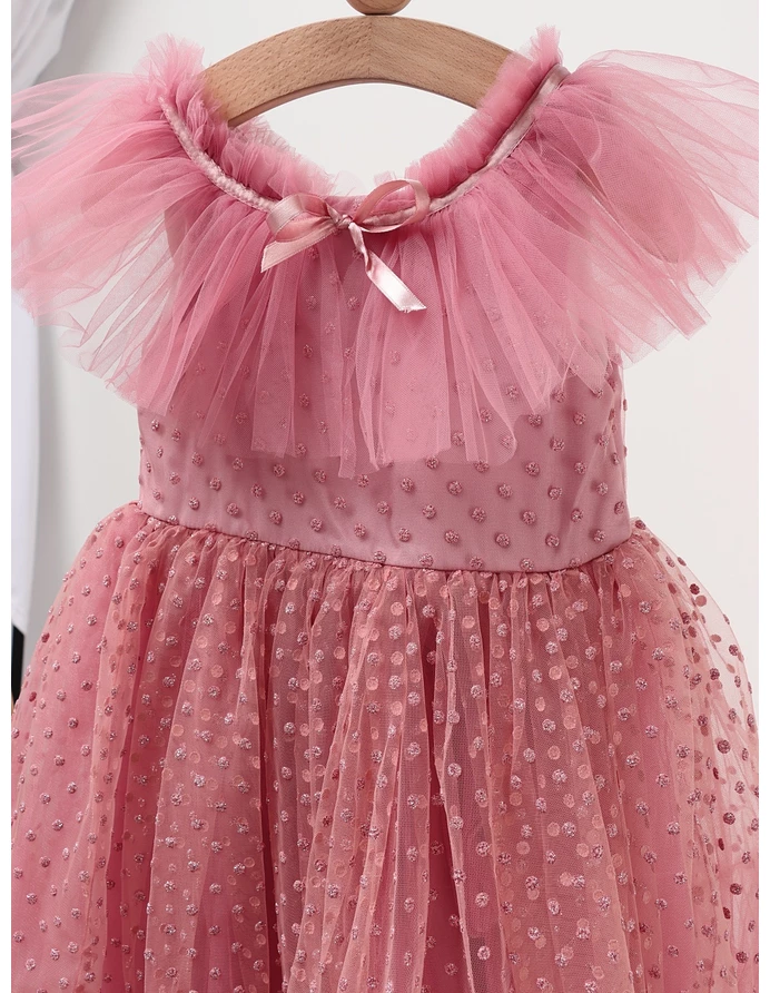 Rochita cu tulle Mandy, roz picture - 7