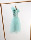 Rochita cu tulle Zara, model verde picture - 5
