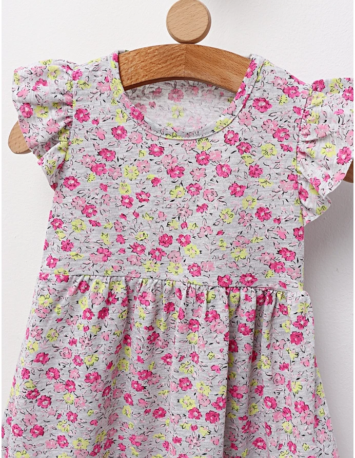 Rochita Floricele, gri ciclam picture - 2