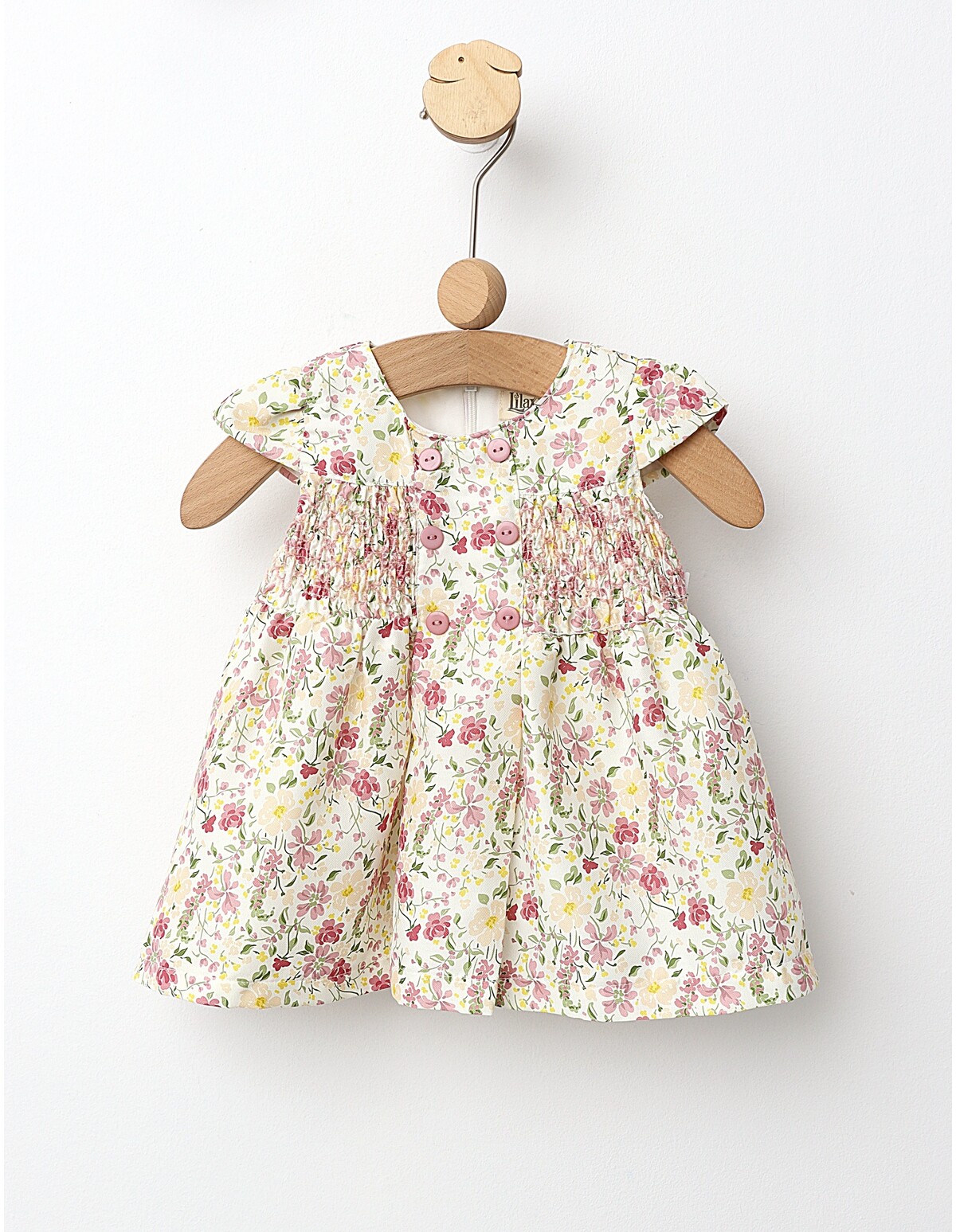Rochita inflorata Lili model multicolor cu mov