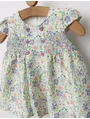 Rochita inflorata Lili model multicolor cu verde picture - 3