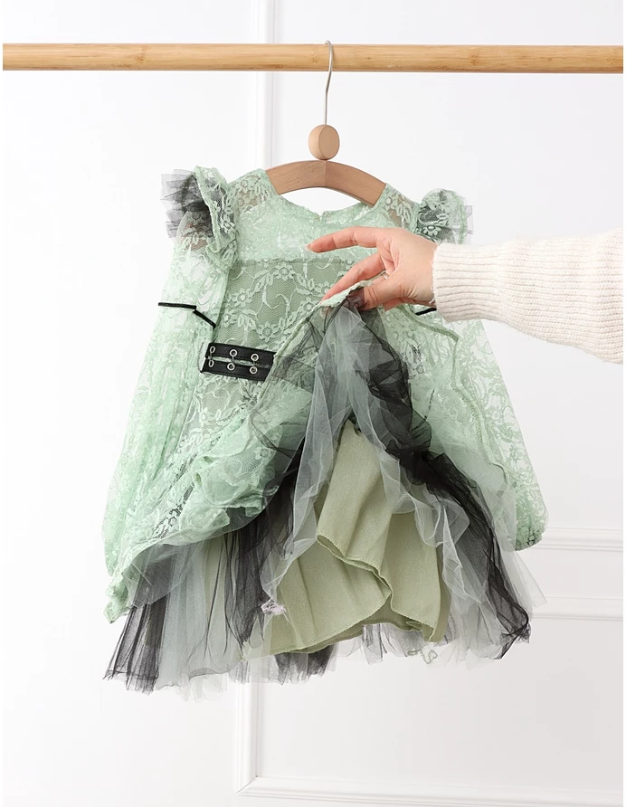 Rochita Margerita model cu verde picture - 4