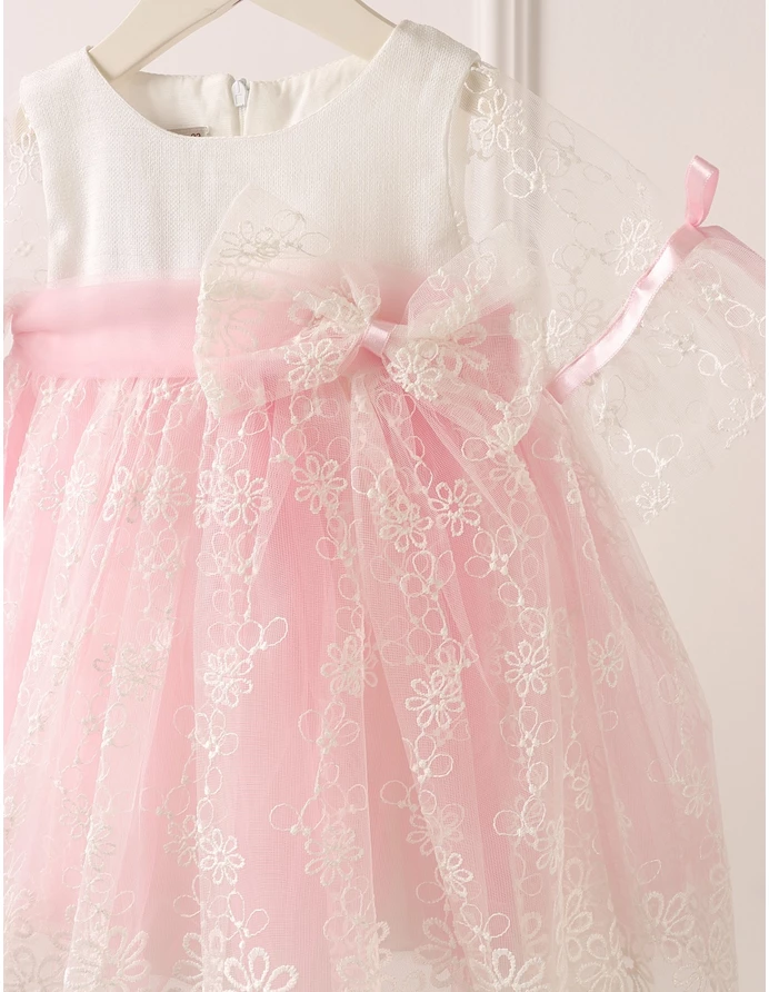 Rochita premium Elisha, cu roz picture - 3