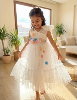 Rochita premium Marie, alb