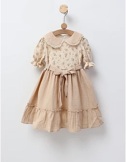 Rochita premium muselina Daria bej