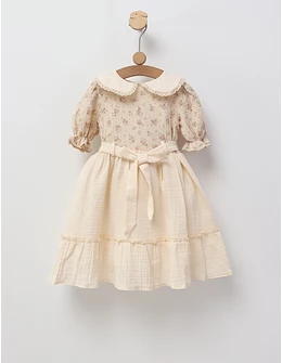 Rochita premium muselina Daria crem