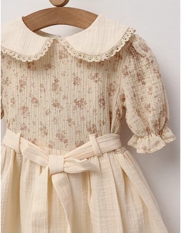 Rochita premium muselina Daria crem