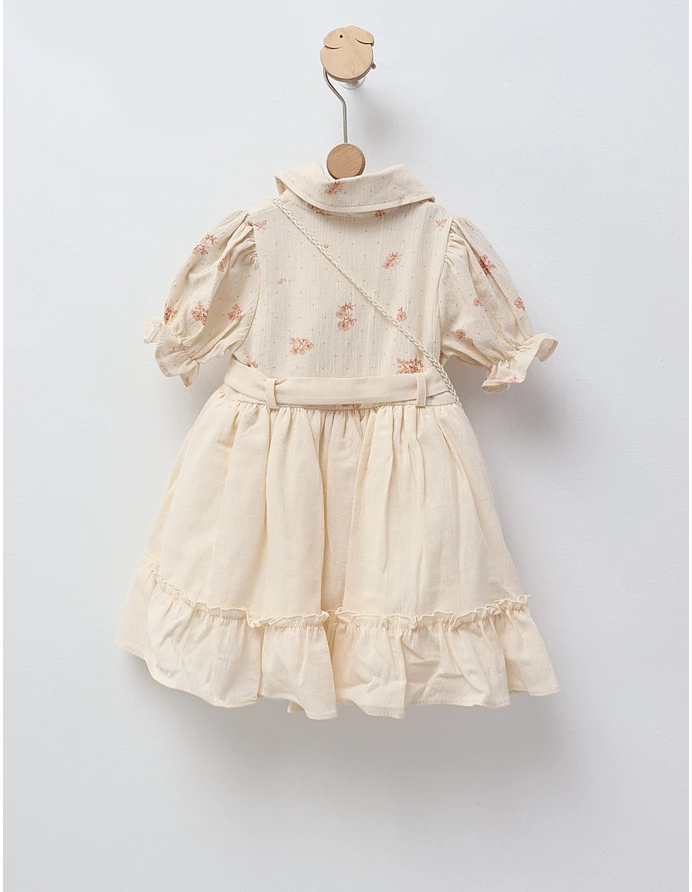 Rochita premium Olivia crem cu gentuta picture - 4