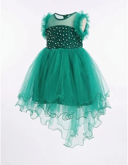 Rochita Printesa Ela, cu verde