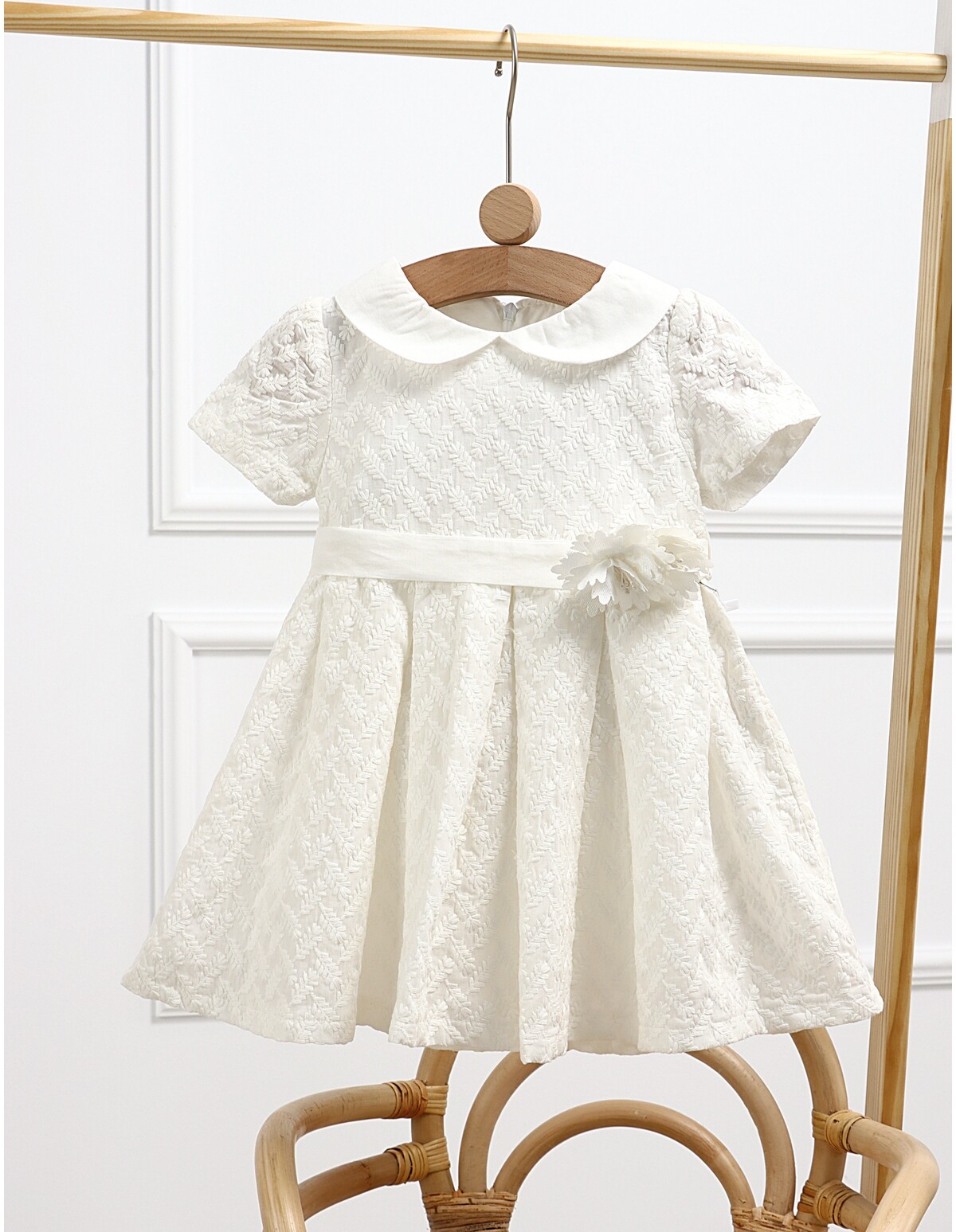 Rochita Rania Super Broderie alb