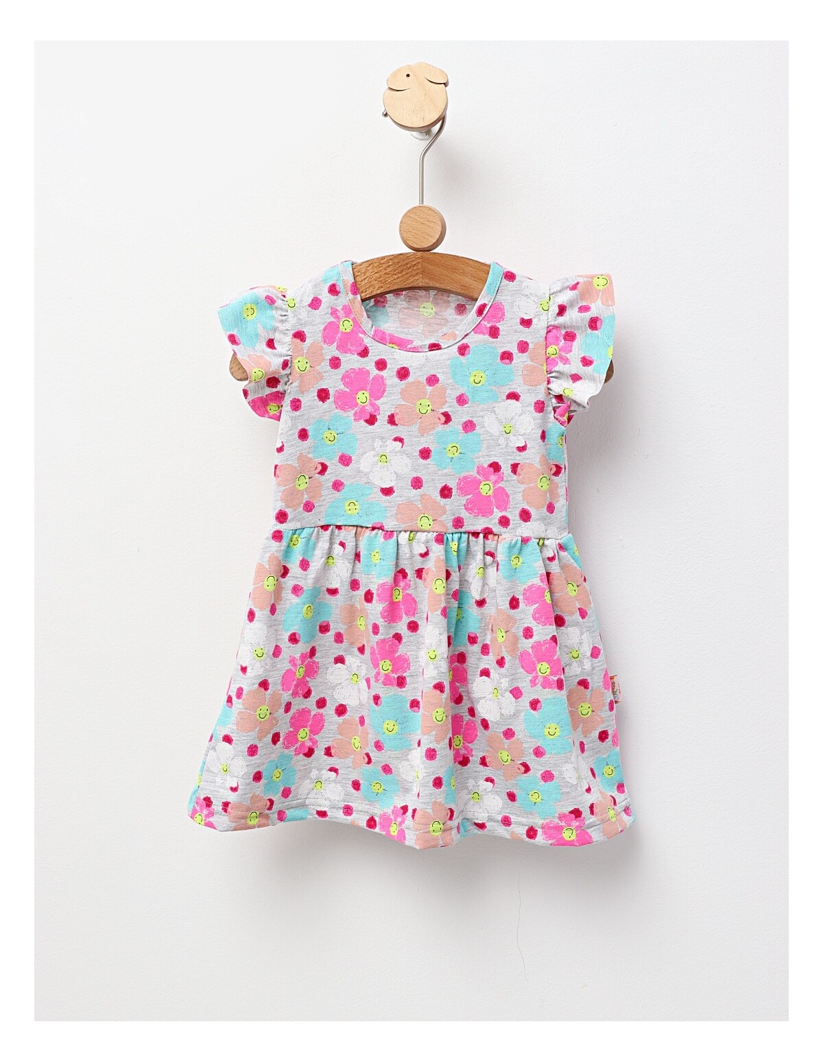 Rochita Smiley Flower, gri multicolor