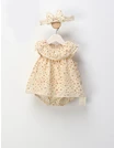 Rochita stil body, cu bentita, Anel, crem picture - 1