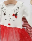 Rochita stil body+Pantalon+Betita Craciun alb-rosu picture - 4