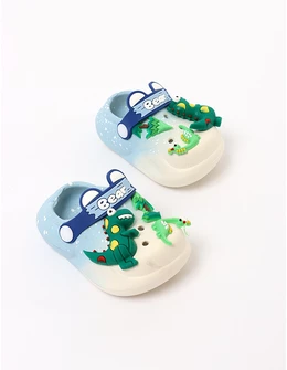 Saboti Bear-Dinozaur crem-bleu