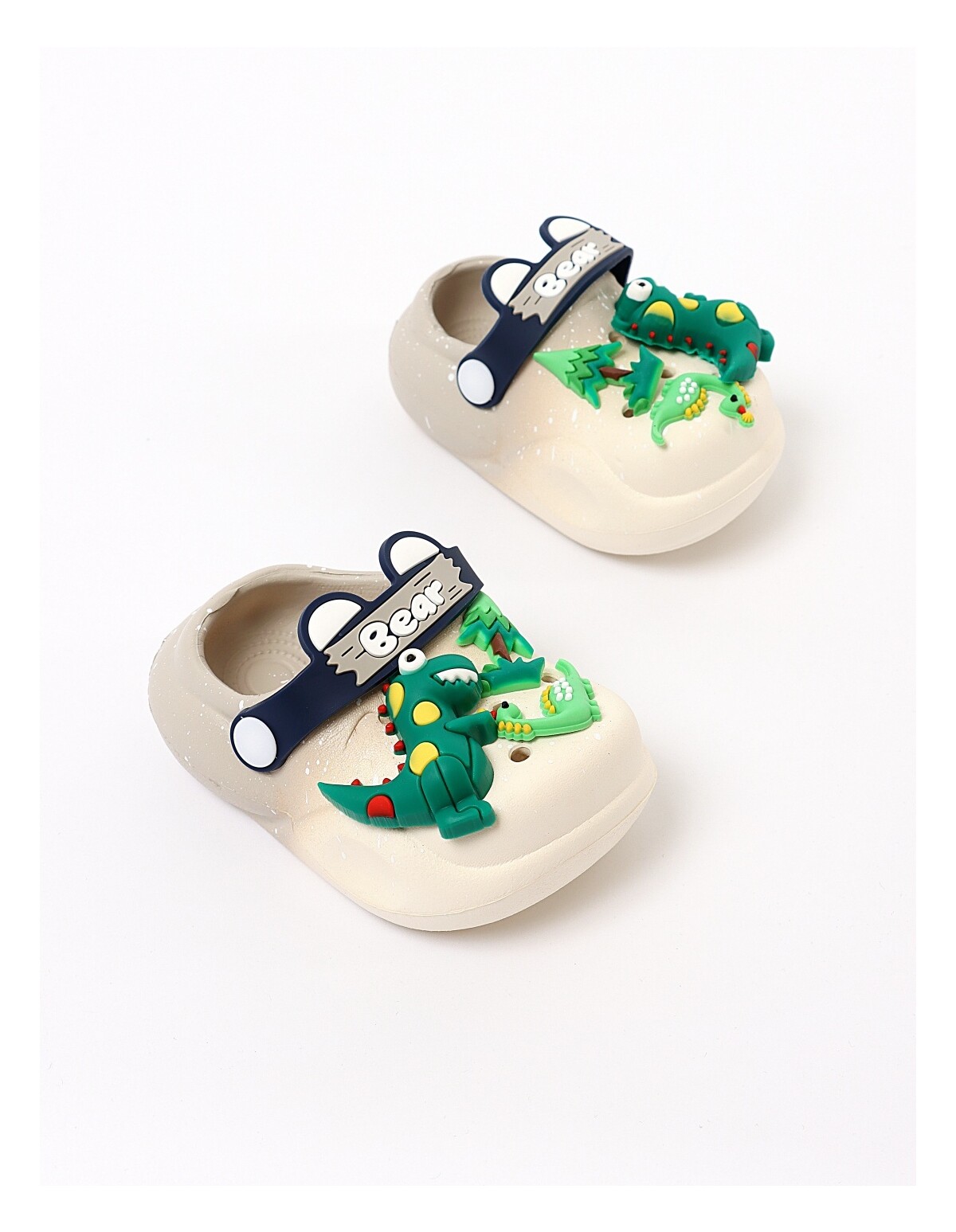 Saboti Bear-Dinozaur crem-gri