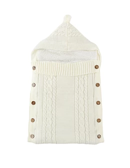 Sac de dormit, interior cocolino, bebe alb