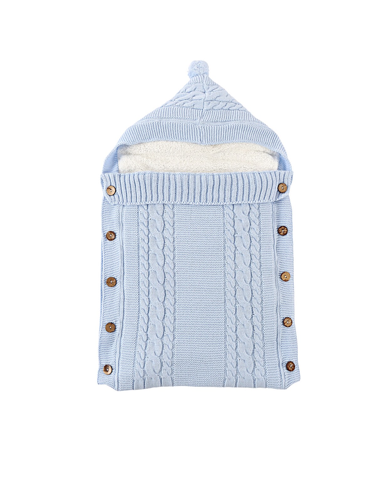 Sac de dormit, interior cocolino, bebe albastru