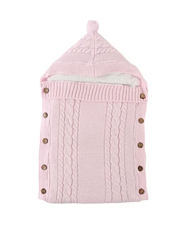 Sac de dormit, interior cocolino, bebe roz