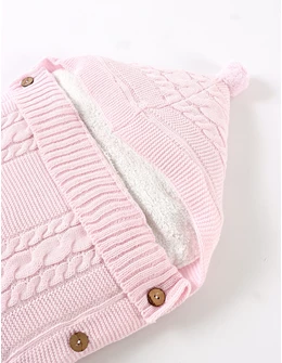 Sac de dormit, interior cocolino, bebe roz