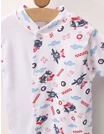 Salopeta bebe, imprimata airplane boy picture - 3