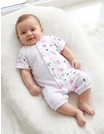 Salopeta bebe, imprimata sailing roz picture - 1