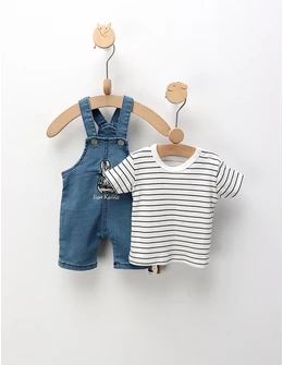 Salopeta blug+bluza, Peter Rabbit, MS, albastru
