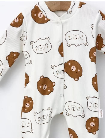 Salopeta cu botosei, cap de ursulet maro picture - 3